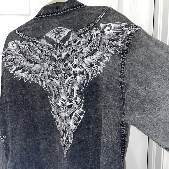ROAR Wings Mens LS button down SZ XXL - Picture 8 of 10